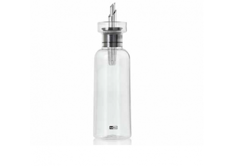 AromaPour Glazen Fles Olie of Azijn RVS Schenktuit 300 ml