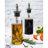 Zie dia AromaPour Glazen Fles Olie of Azijn RVS Schenktuit 300 ml