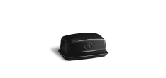 Beurrier Céramique Noir Mat Truffe 11,5x17 cm (250 g de Beurre)