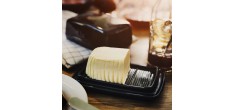 Beurrier Céramique Noir Mat Truffe 11,5x17 cm (250 g de Beurre)
