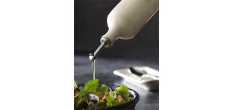 Huilier Céramique avec Bec Verseur 0,45 L Argile Blanc Cassé