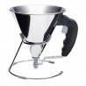 Voir la slide Kwik Entonnoir Doseur à Piston 0,8L en Inox avec Poignée et Pied