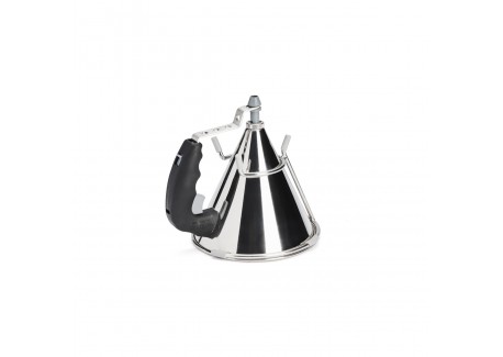 Kwik Entonnoir Doseur à Piston 0,8L en Inox avec Poignée et Pied