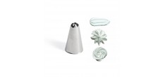 Douille Pâtisserie Rosette 8 mm Inox