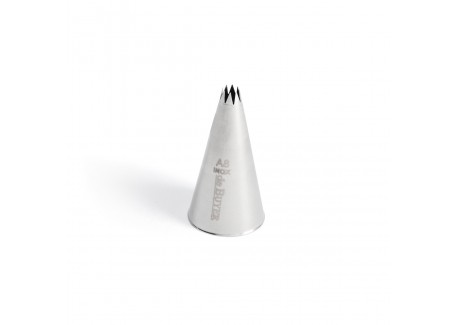Douille Pâtisserie Etoile 5 mm A8 Inox