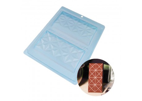 Origami Gevulde Chocoladereep Vorm 14x7x1,6 cm 2 stk