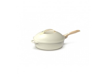 Fabuleuse Koekenpan met Antiaanbaklaag 24 cm Wit Meringue 3,4L