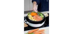 Fabuleuse Poêle Anti-Adhésive 8 en 1 24 cm Blanc Meringue 3,4L