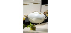 Fabuleuse Koekenpan met Antiaanbaklaag 24 cm Wit Meringue 3,4L