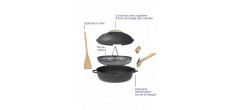 Fabuleuse Koekenpan met Antiaanbaklaag 24 cm Zwart Meteoor 3,4L