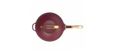 Fabuleuse Poêle Anti-Adhésive 8 en1 24 cm Bordeaux Rubis 3,4L