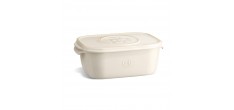 Boîte à Fromage Céramique 3,5 L Argile Blanc Cassé