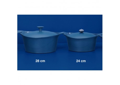 Incroyable Antikleef Braadpan 24 cm Blauwe Bosbes 4,5 l