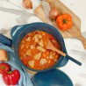 Zie dia Incroyable Antikleef Braadpan 24 cm Blauwe Bosbes 4,5 l