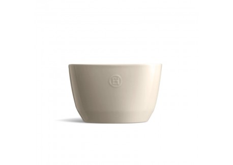 Vierkante keramische slakom S 2L 19x12 cm Argile Gebroken Wit