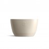 Zie dia Vierkante keramische slakom S 2L 19x12 cm Argile Gebroken Wit
