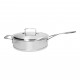 Silver 7 Sauteuse Basse Inox 28 cm 4,75 L avec Couvercle