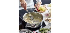 Silver 7 Sauteuse Basse Inox 28 cm 4,75 L avec Couvercle