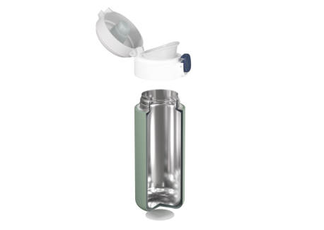 Pop RVS Thermosfles Kids Groen 360 ml
