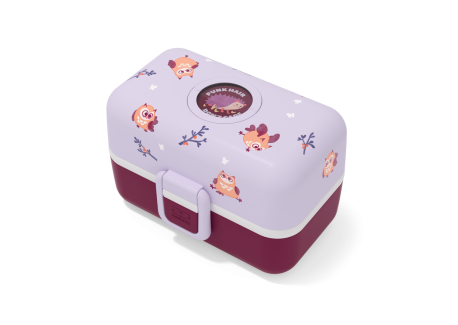 Tresor Bento LunchBox Kids Paars Owly 800 ml