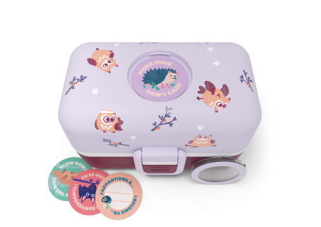 Tresor Bento LunchBox Kids Paars Owly 800 ml