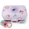 Zie dia Tresor Bento LunchBox Kids Paars Owly 800 ml