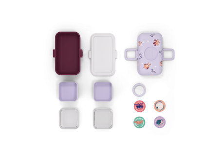 Tresor Bento LunchBox Kids Paars Owly 800 ml