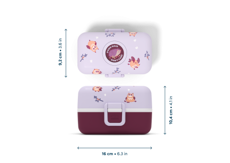 Tresor Bento LunchBox Kids Mauve Owly 800 ml