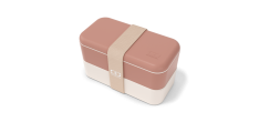 Original Bento LunchBox Rose Moka Recycled Made in France 1 L
