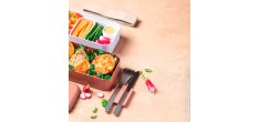 Original Bento LunchBox Moka Recycled Made in France 1 L