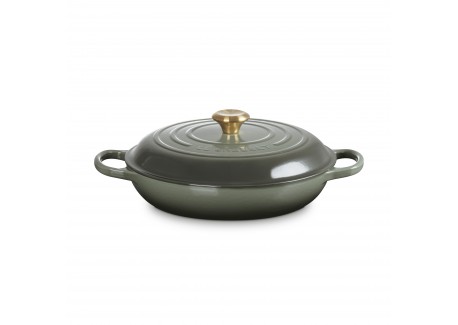 Cocotte Campagnard en Fonte 3,5 L Vert Thym (30 cm)