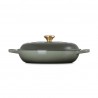 Voir la slide Cocotte Campagnard en Fonte 3,5 L Vert Thym (30 cm)