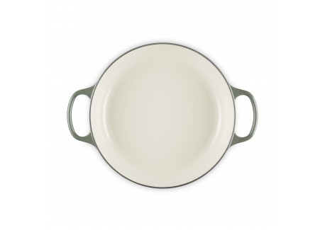 Cocotte Campagnard en Fonte 3,5 L Vert Thym (30 cm)