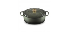 Signature Ovale Gietijzeren Stoofpot 6,3 L Tijm Groen  (31 cm)
