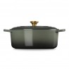 Voir la slide Cocotte Fonte Signature Ovale 6,3 L Vert Thym (31 cm)