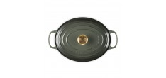 Cocotte Fonte Signature Ovale 6,3 L Vert Thym (31 cm)