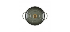 Cocotte Fonte Signature Ronde 4,2 L Vert Thym (24 cm)