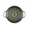 Zie dia Signature Ronde Gietijzeren Stoofpot 4,2 L Tijm Groen (24 cm)