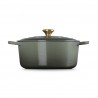 Zie dia Signature Ronde Gietijzeren Braadpan 6,7 L Tijm Groen  (28 cm)