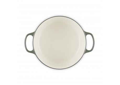Signature Ronde Gietijzeren Braadpan 6,7 L Tijm Groen  (28 cm)