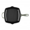 Voir la slide Poêle en Fonte Skillet Grill Carré 26 cm Vert Thym