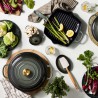 Voir la slide Poêle en Fonte Skillet Grill Carré 26 cm Vert Thym