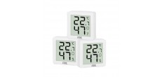 Thermo-hygromètre Digital Blanc Set 3 pcs