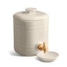Zie dia Azijnmaker Keramiek Argile Gebroken Wit 2,5 l