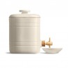 Zie dia Azijnmaker Keramiek Argile Gebroken Wit 2,5 l