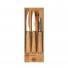 Voir la slide Coffret Couteaux et Eplucheur 3 pcs Inox Manche en Bois Olivier