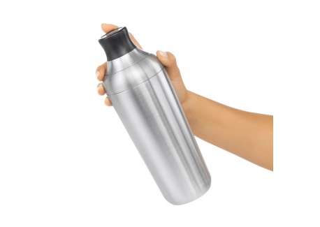 SteeL Shaker Cocktail Inox 700 ml + Bouchon Doseur Gradué