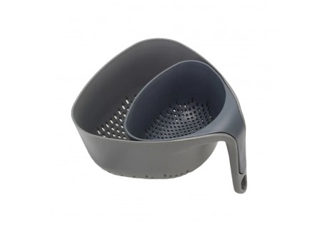 Nest Colander Passoire 2 pcs Gris Anthracite