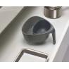 Zie dia Nest Colander Vergiet Driehoek 2 dlg Antracietgrijs