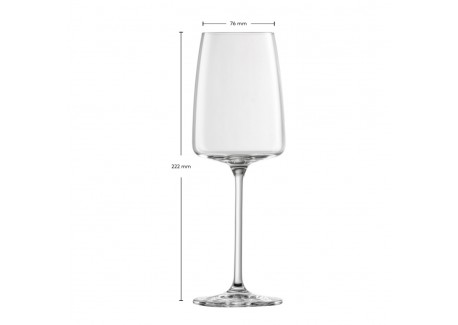 Vivid Senses (Sensa) Licht Wit/Rood Wijnglas 2(2 stk)